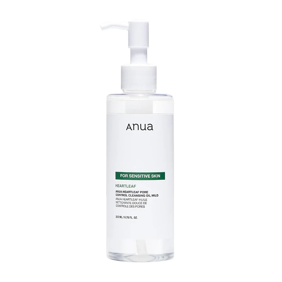 Anua Heartleaf Pore Control Cleansing Oil Mild 200ml gentle makeup remover oil